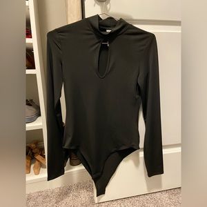H&M Keyhole High-neck Bodysuit Size S